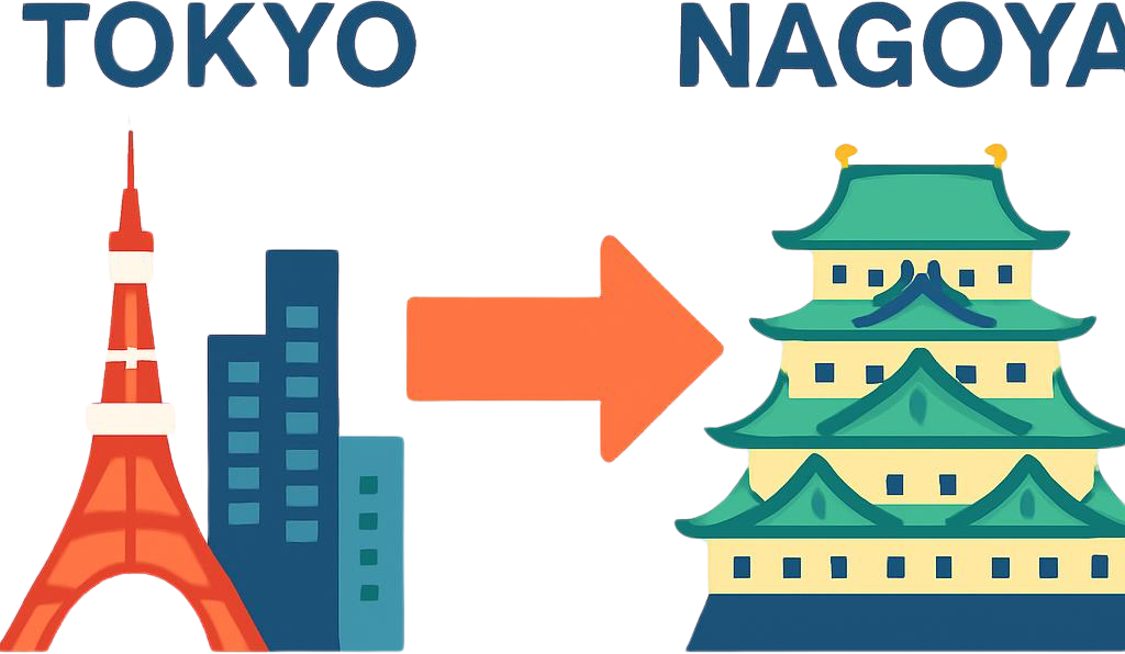 名古屋でのお困りごと、東京からサポートします